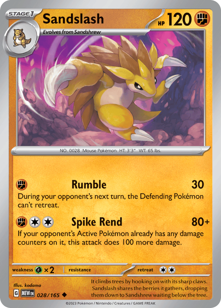 Sandslash from 151