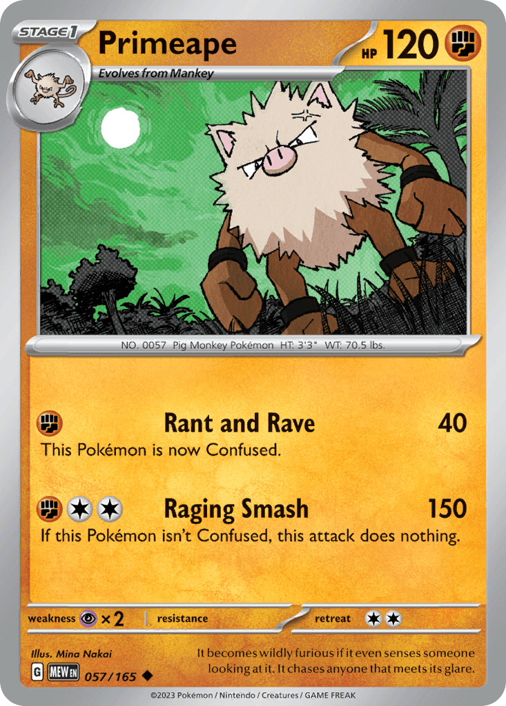 Primeape from 151