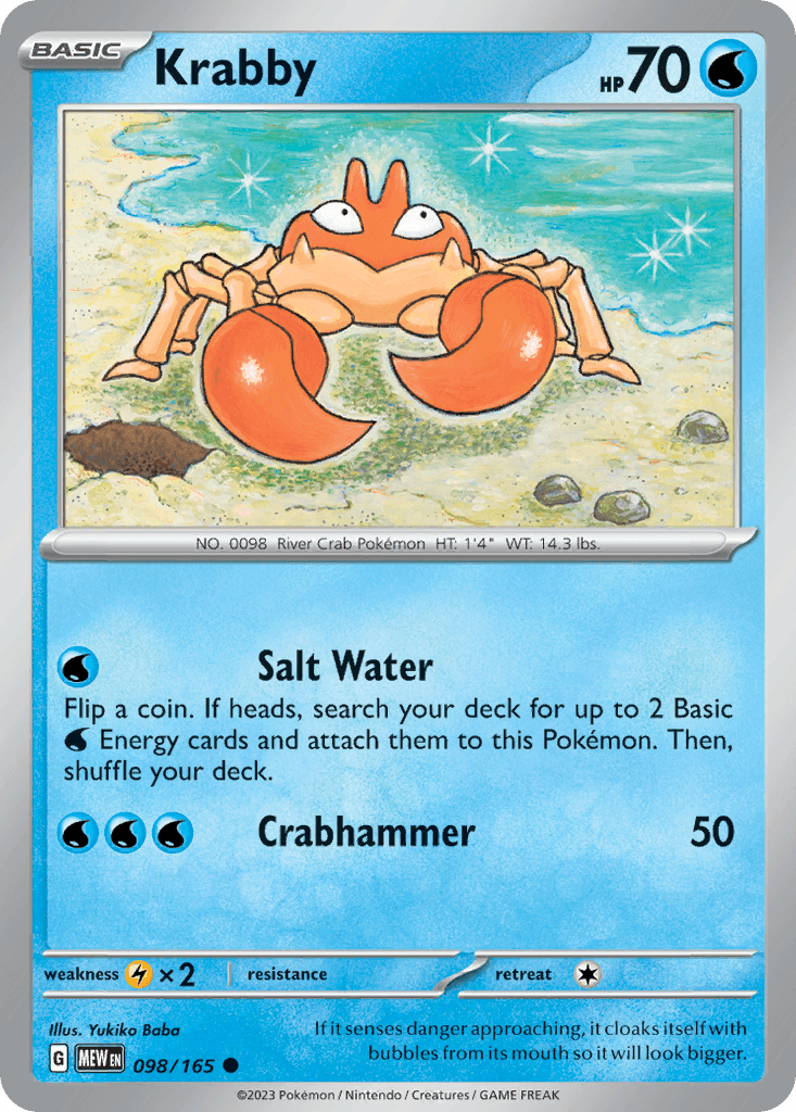 Krabby from 151