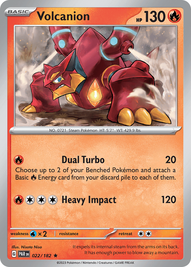 Volcanion from Paradox Rift
