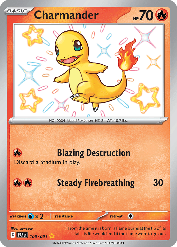 Charmander from Paldean Fates