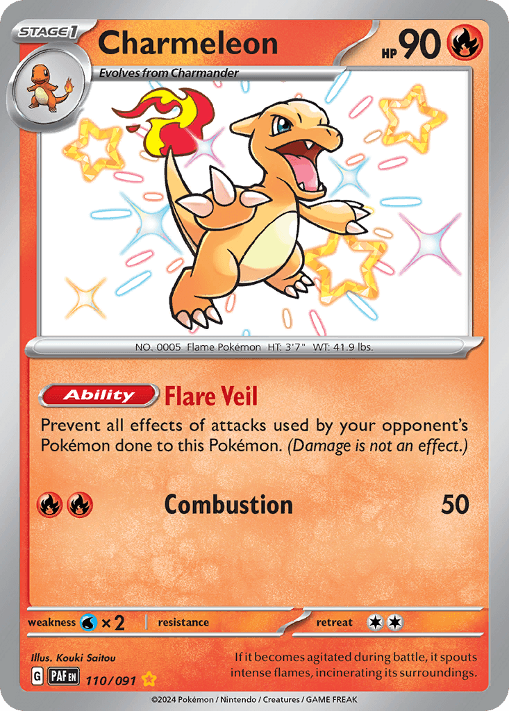 Charmeleon from Paldean Fates