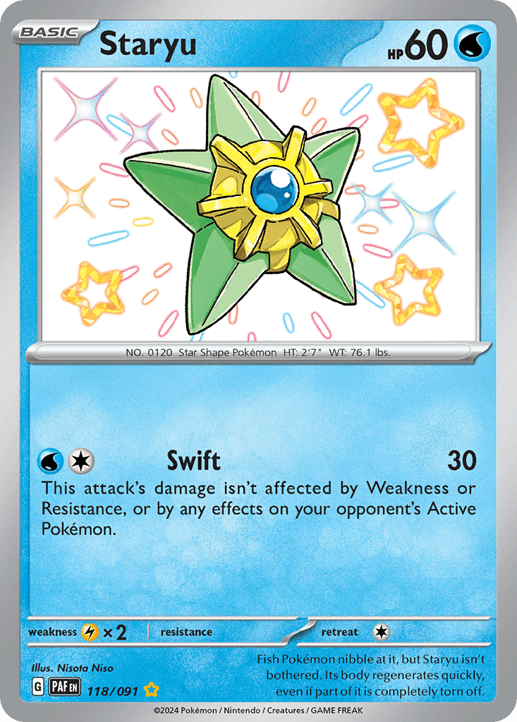 Staryu from Paldean Fates