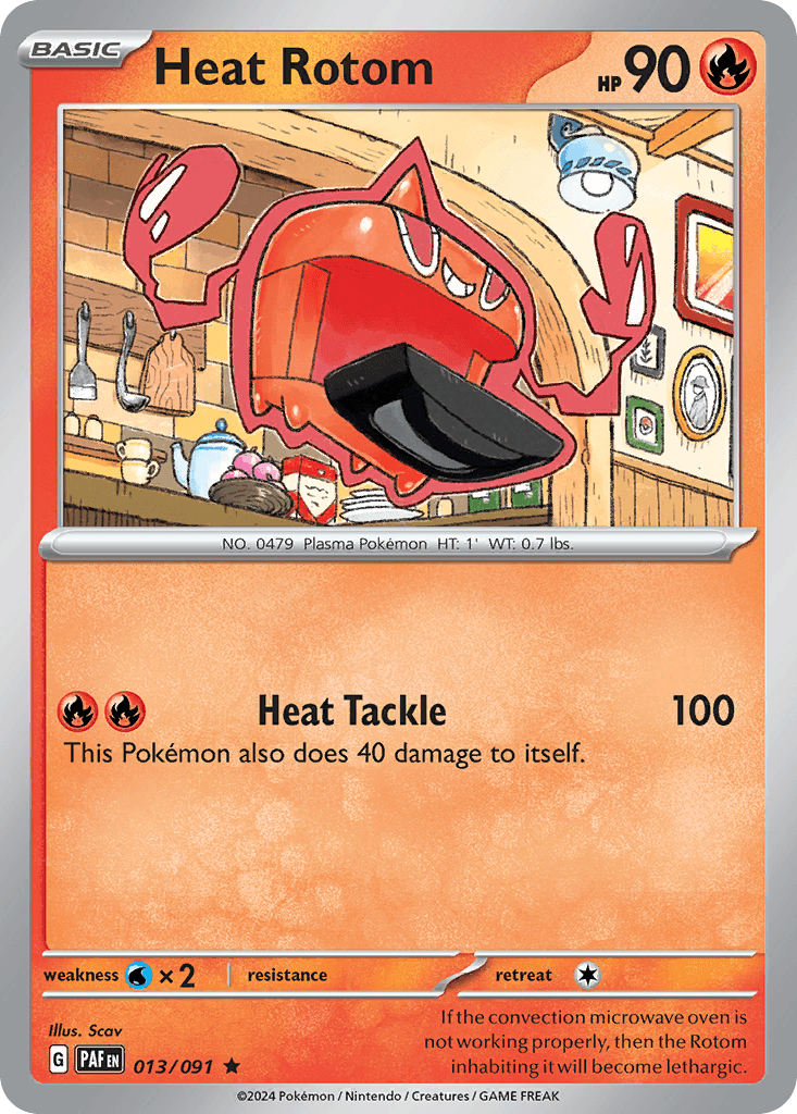 Heat Rotom from Paldean Fates