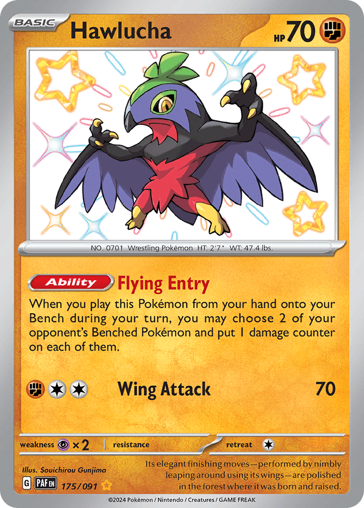 Hawlucha from Paldean Fates