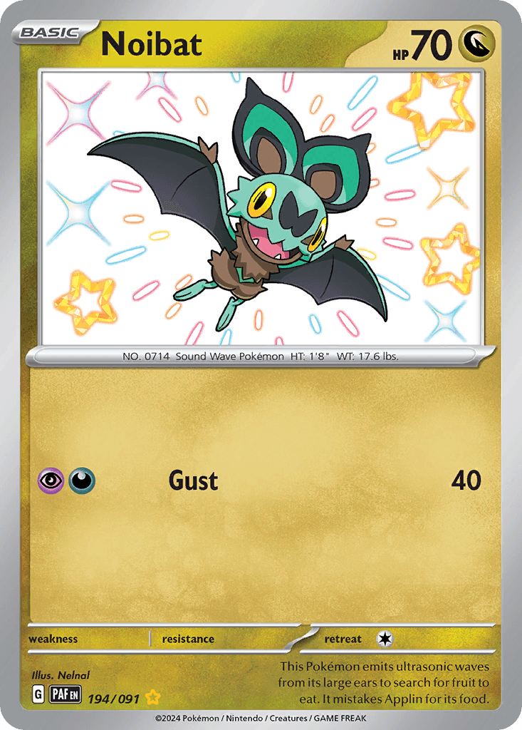 Noibat from Paldean Fates