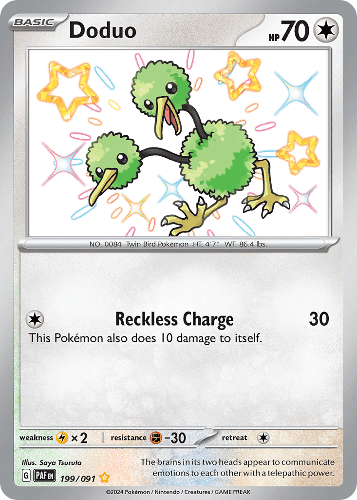 Doduo from Paldean Fates