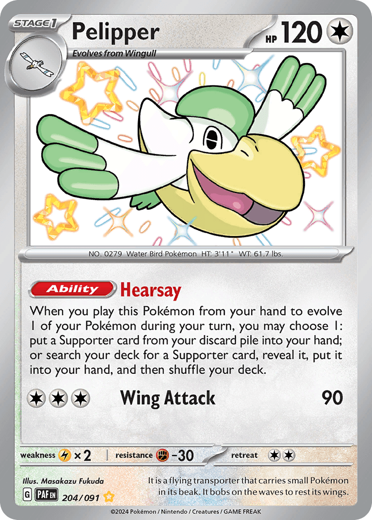 Pelipper from Paldean Fates