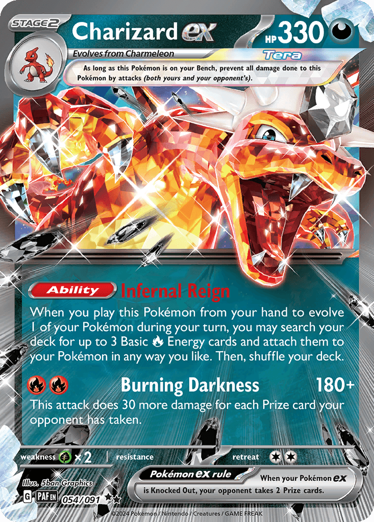 Charizard ex from Paldean Fates