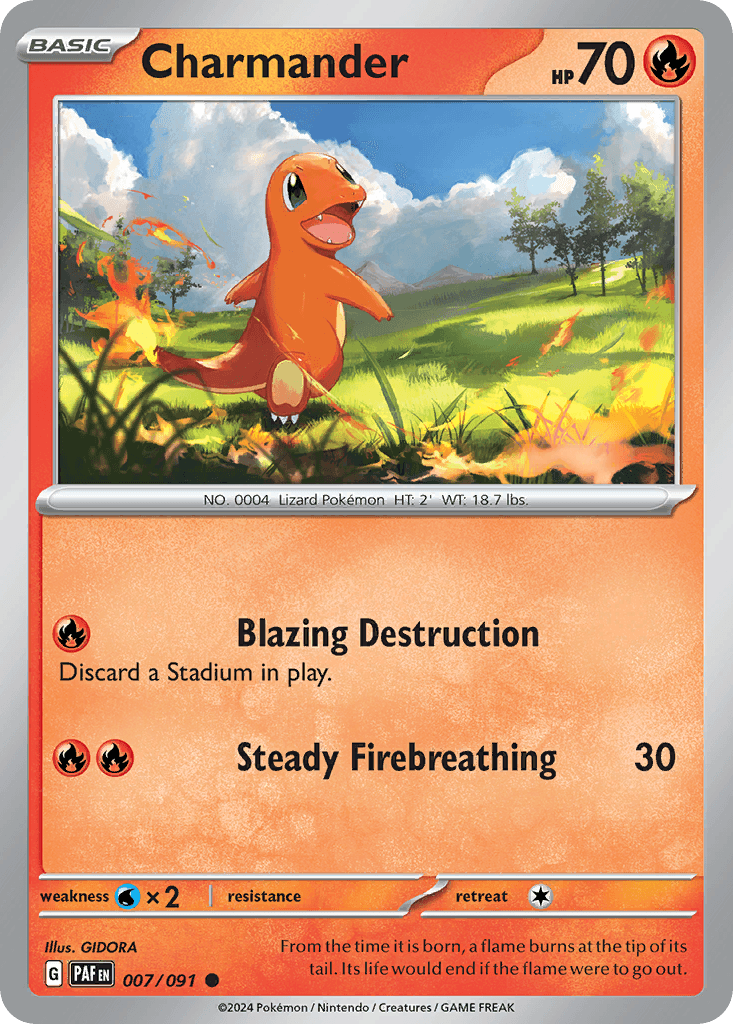 Charmander from Paldean Fates