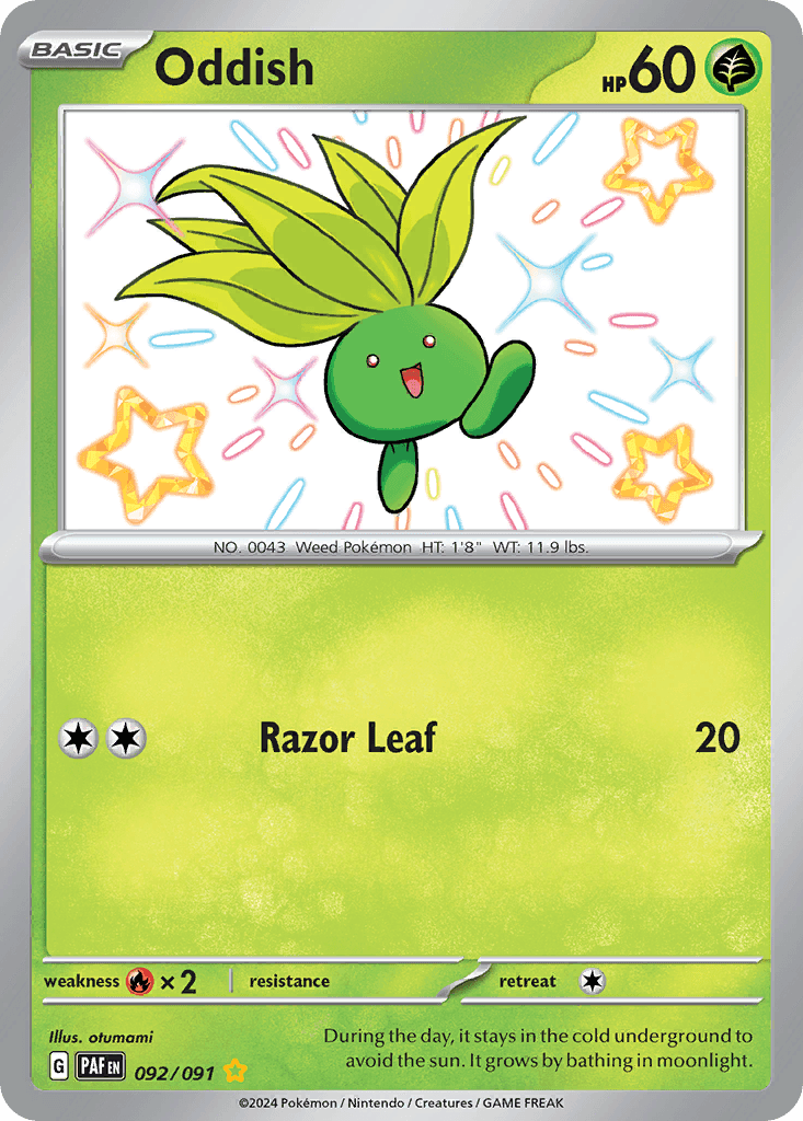 Oddish from Paldean Fates