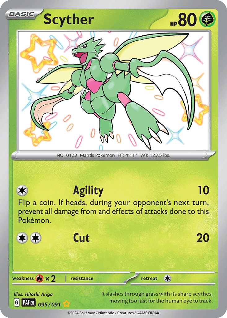 Scyther from Paldean Fates