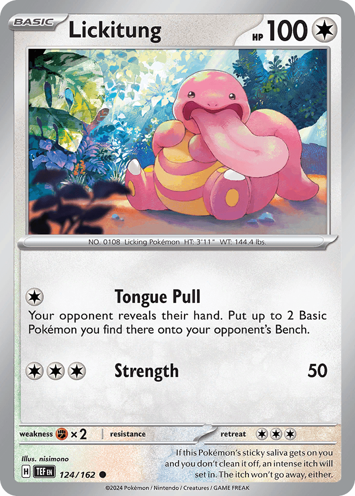 Lickitung from Temporal Forces