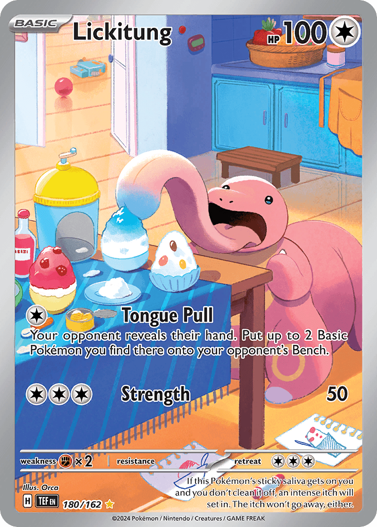 Lickitung from Temporal Forces