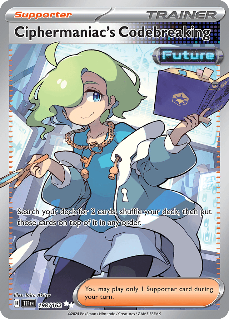 Ciphermaniac's Codebreaking from Temporal Forces