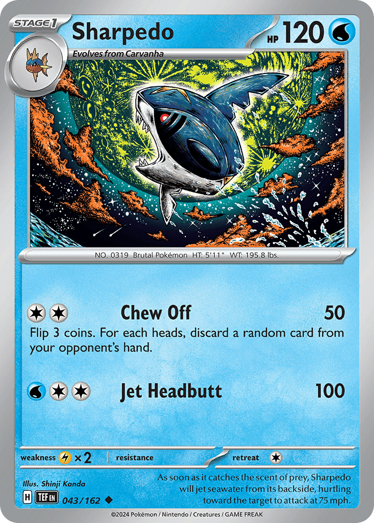 Sharpedo from Temporal Forces
