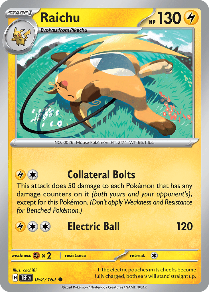Raichu from Temporal Forces