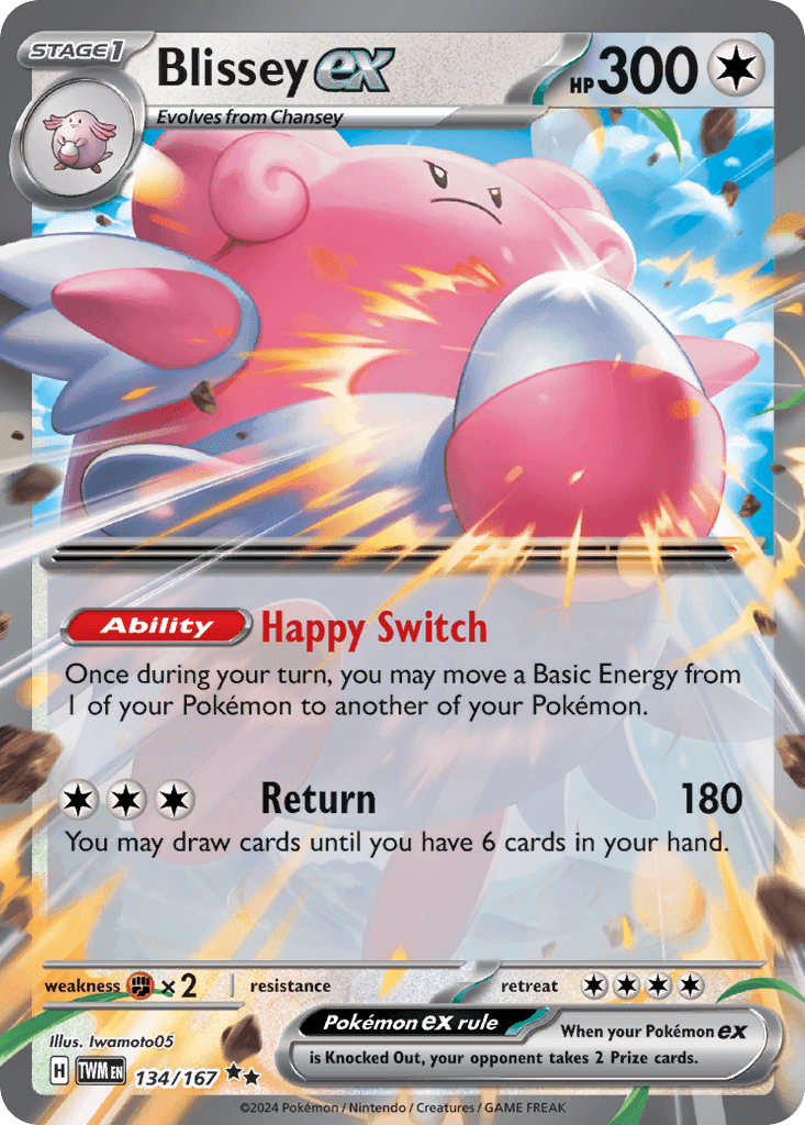Blissey ex from Twilight Masquerade