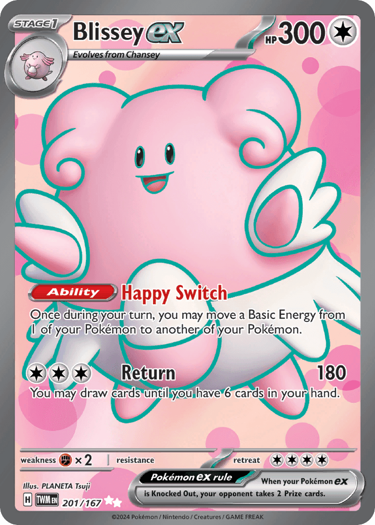 Blissey ex from Twilight Masquerade