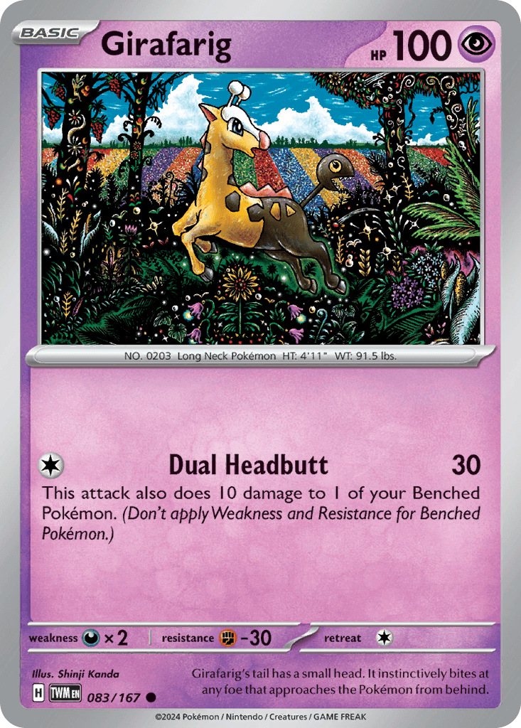 Girafarig from Twilight Masquerade