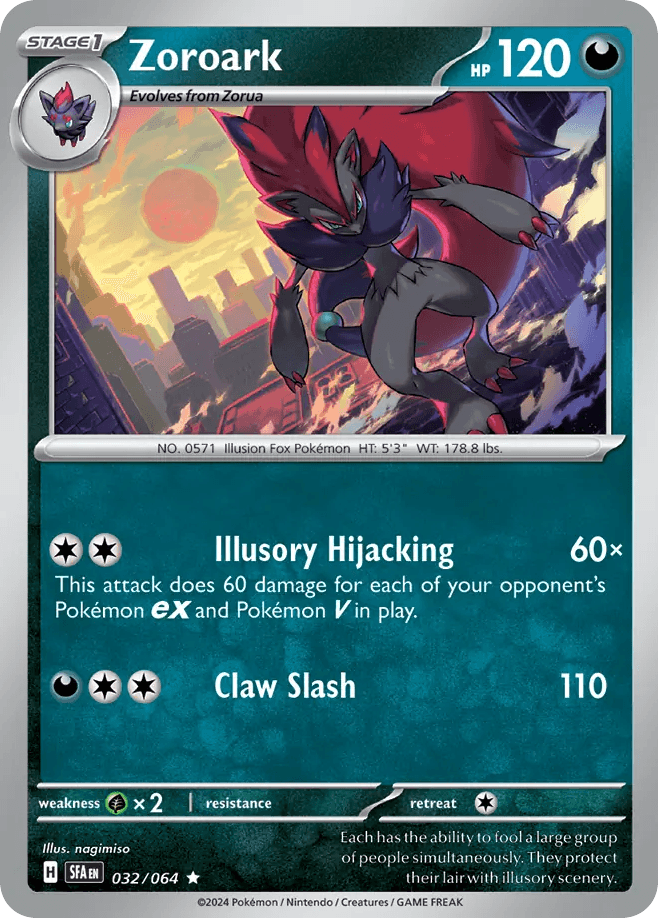 Zoroark from Shrouded Fable