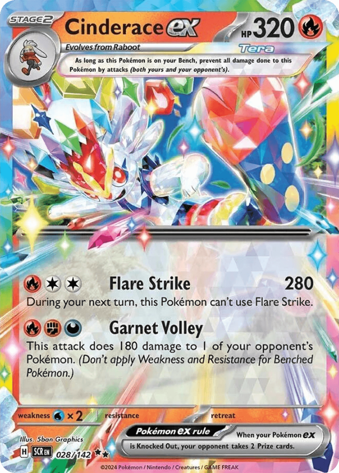 Cinderace ex from Stellar Crown