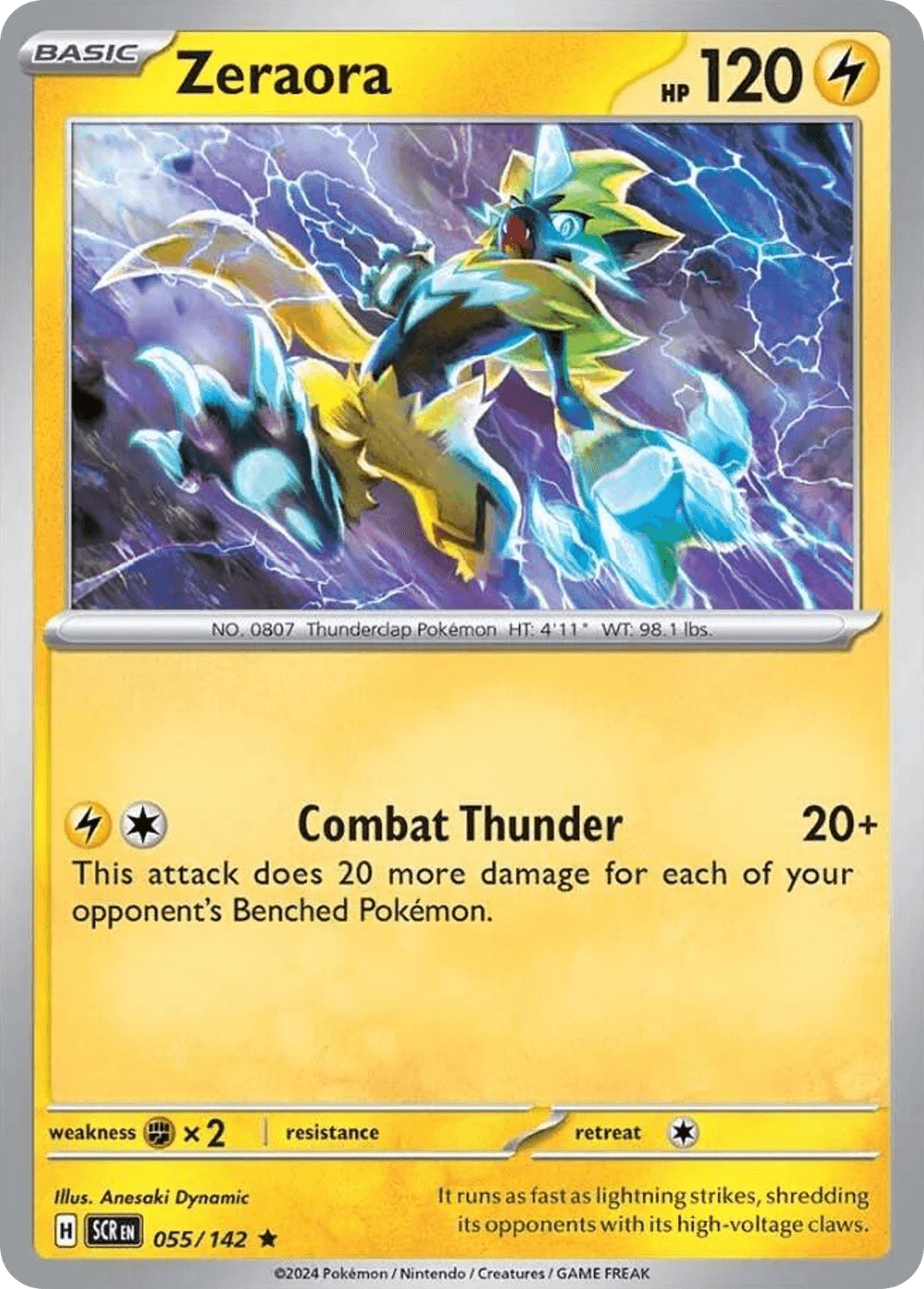 Zeraora from Stellar Crown