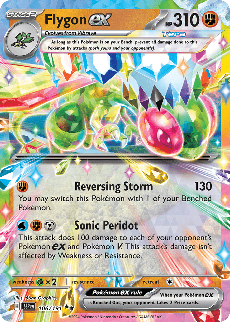 Flygon ex from Surging Sparks