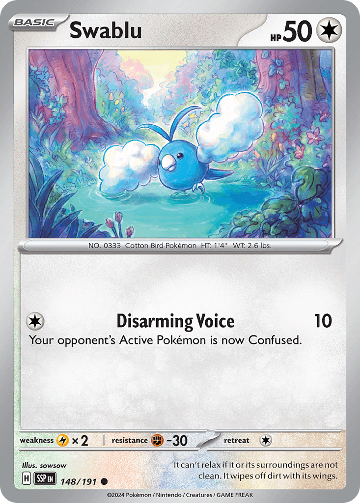 Swablu from Surging Sparks