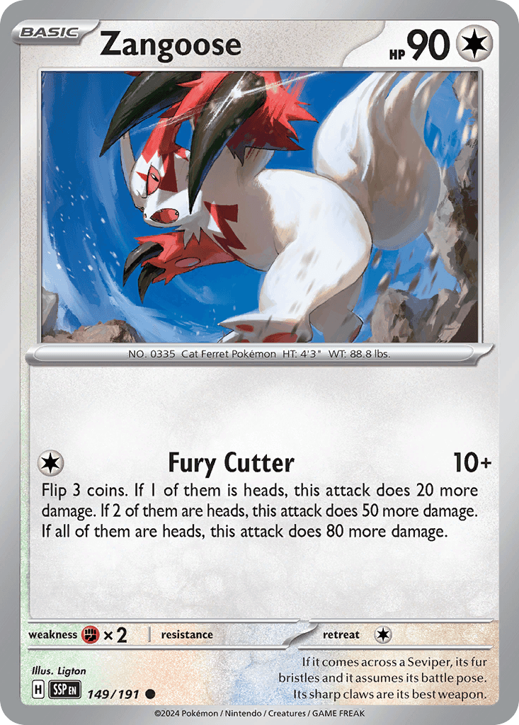 Zangoose from Surging Sparks