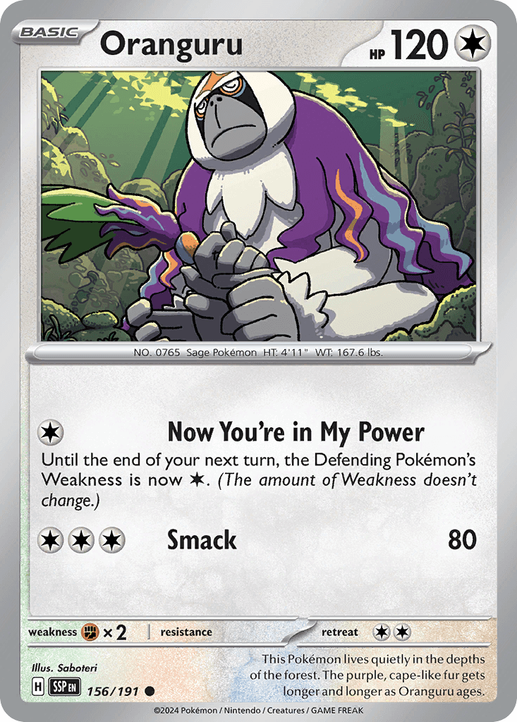 Oranguru from Surging Sparks