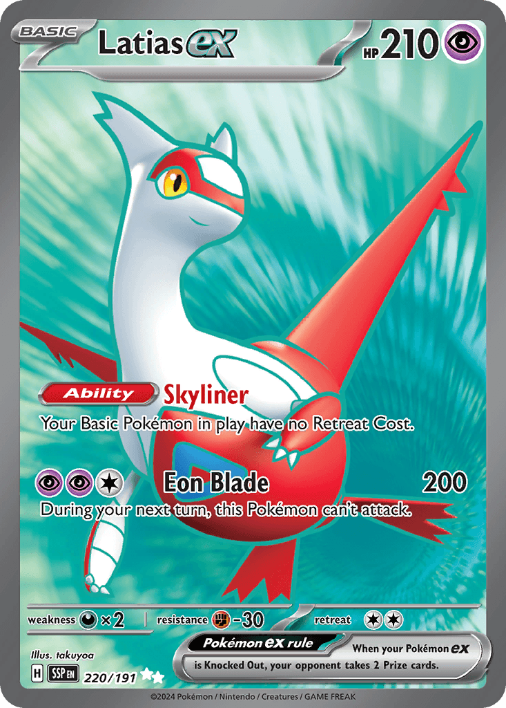 Latias ex from Surging Sparks