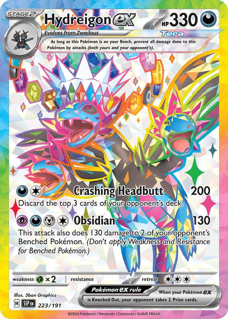 Hydreigon ex from Surging Sparks