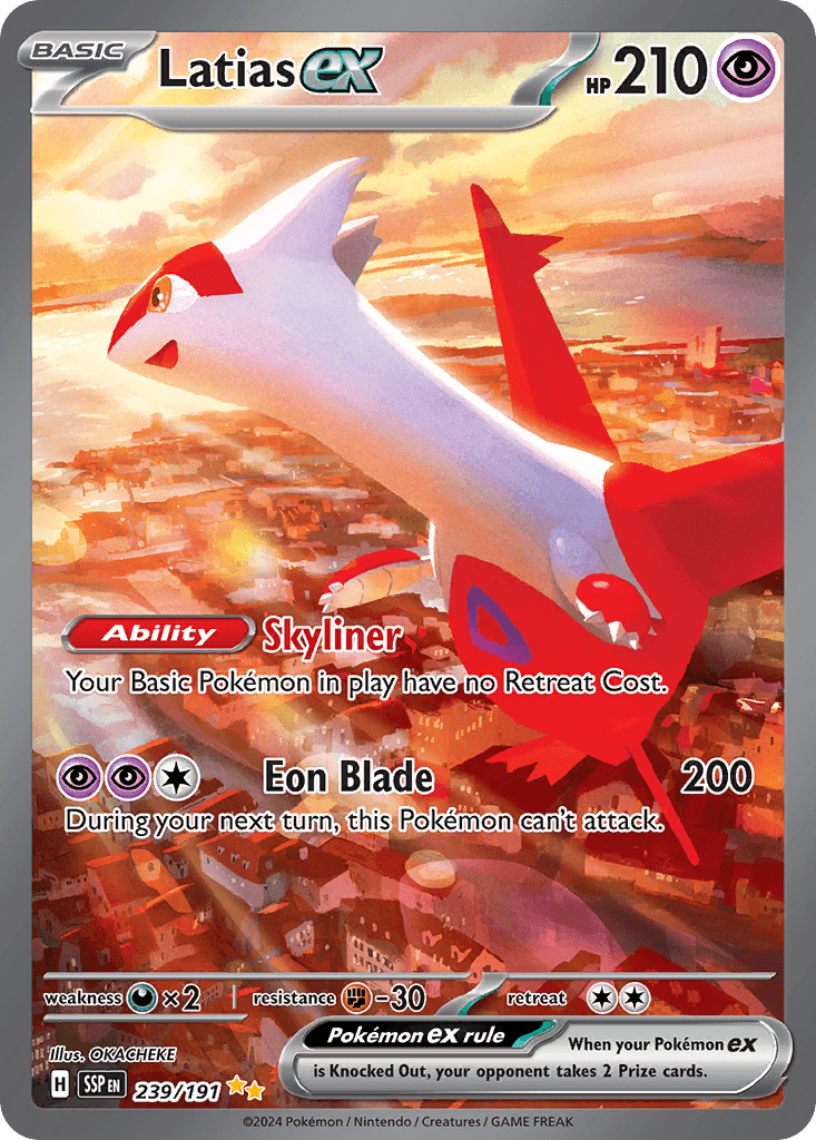 Latias ex from Surging Sparks