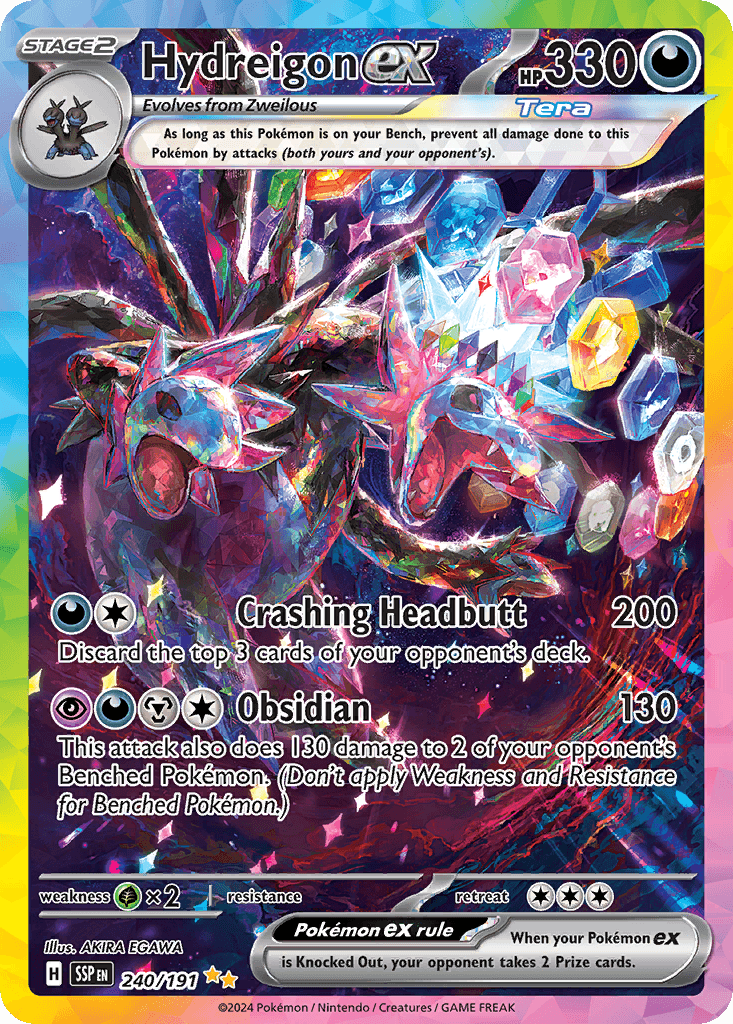 Hydreigon ex from Surging Sparks