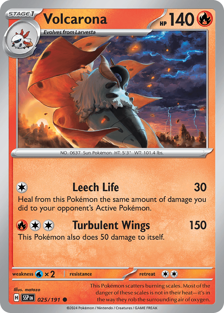 Volcarona from Surging Sparks