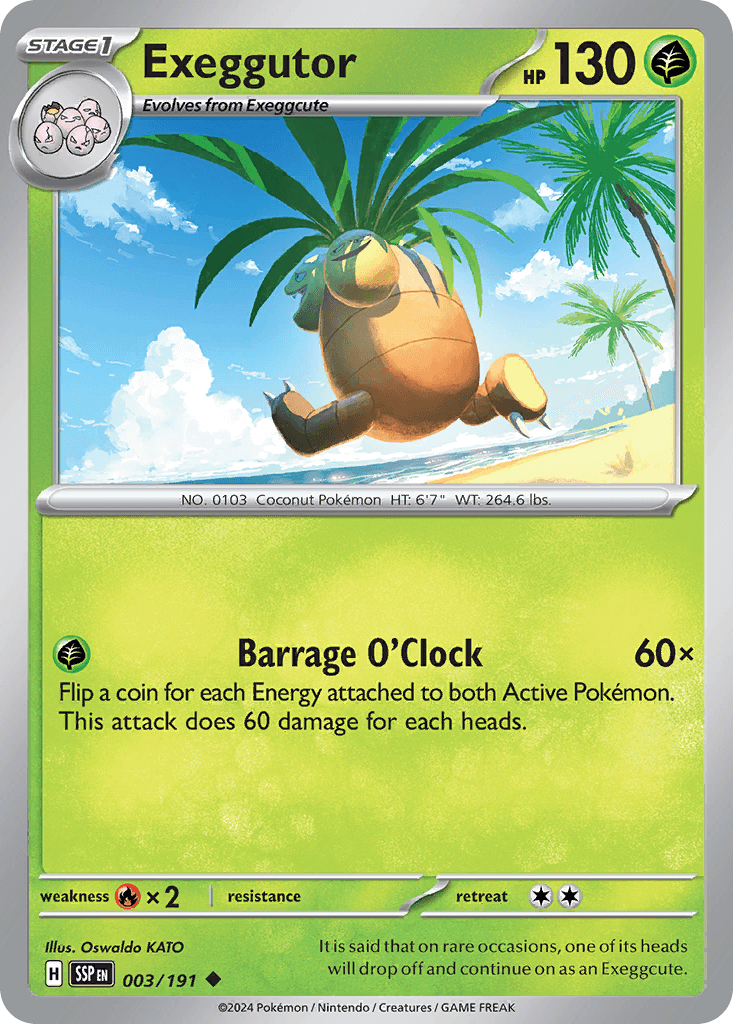 Exeggutor from Surging Sparks