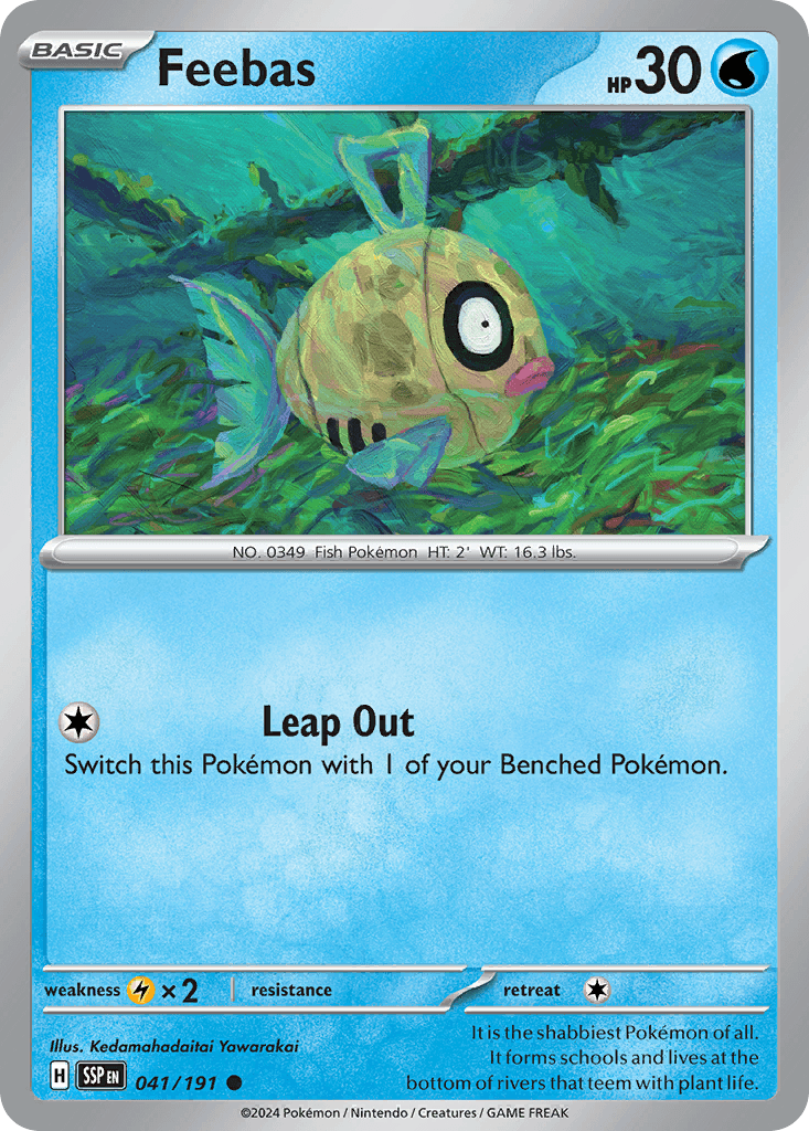 Feebas from Surging Sparks