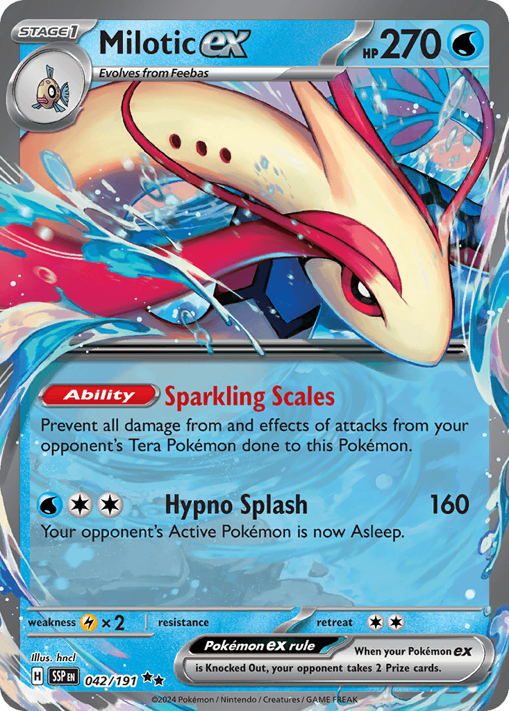 Milotic ex from Surging Sparks