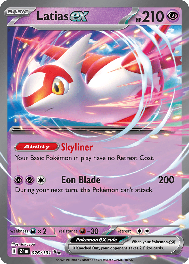 Latias ex from Surging Sparks