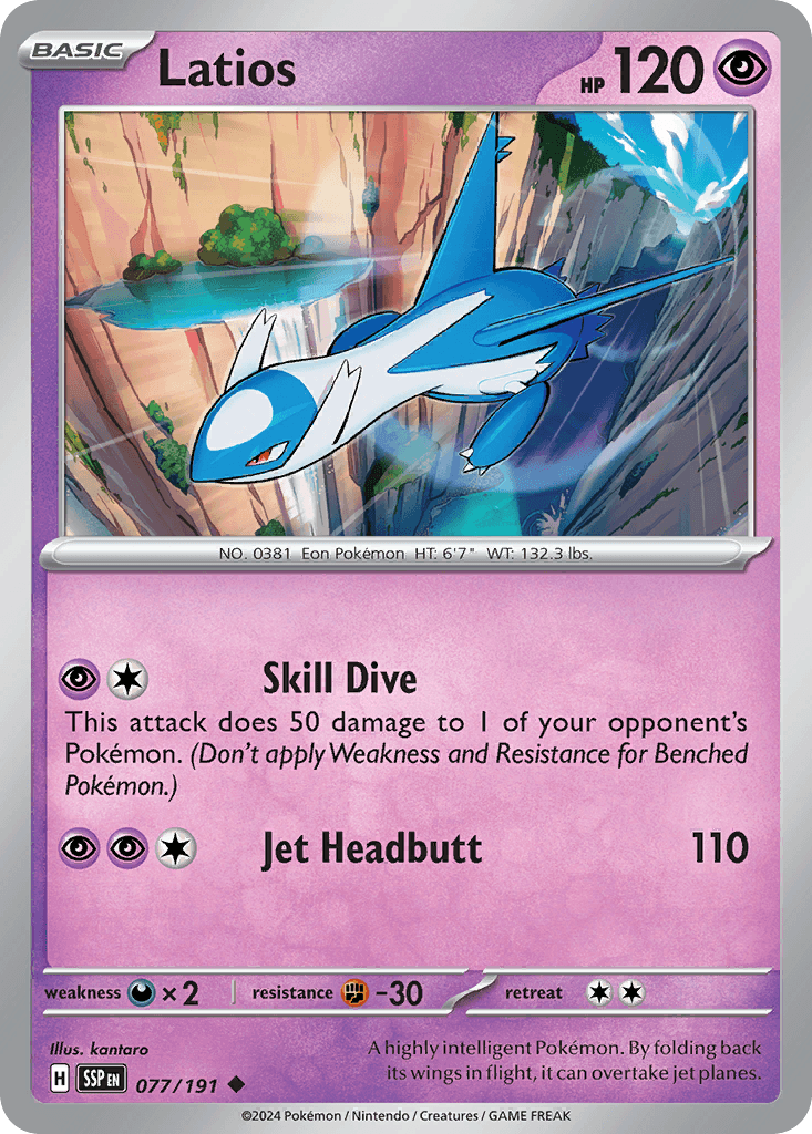 Latios from Surging Sparks