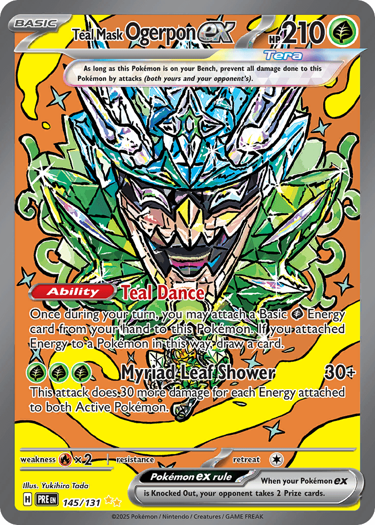 Teal Mask Ogerpon ex from Prismatic Evolutions