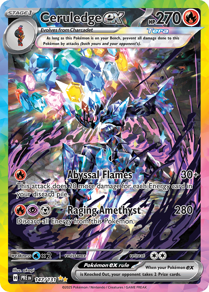 Ceruledge ex from Prismatic Evolutions