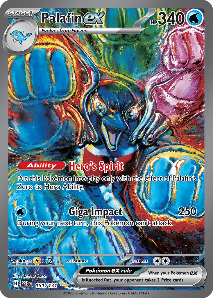 Palafin ex from Prismatic Evolutions