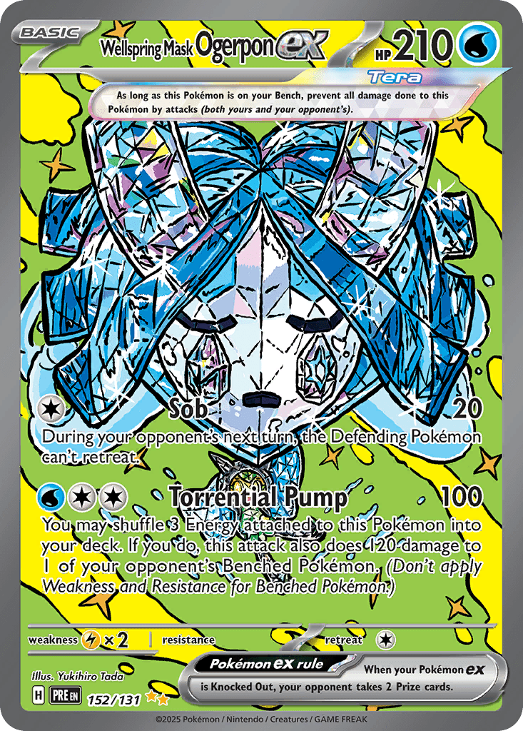 Wellspring Mask Ogerpon ex from Prismatic Evolutions
