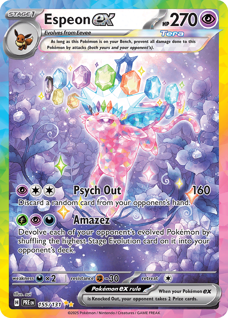 Espeon ex from Prismatic Evolutions