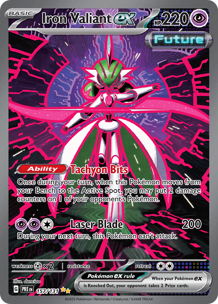 Iron Valiant ex from Prismatic Evolutions