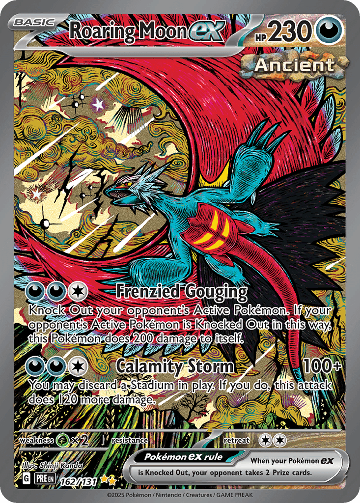 Roaring Moon ex from Prismatic Evolutions