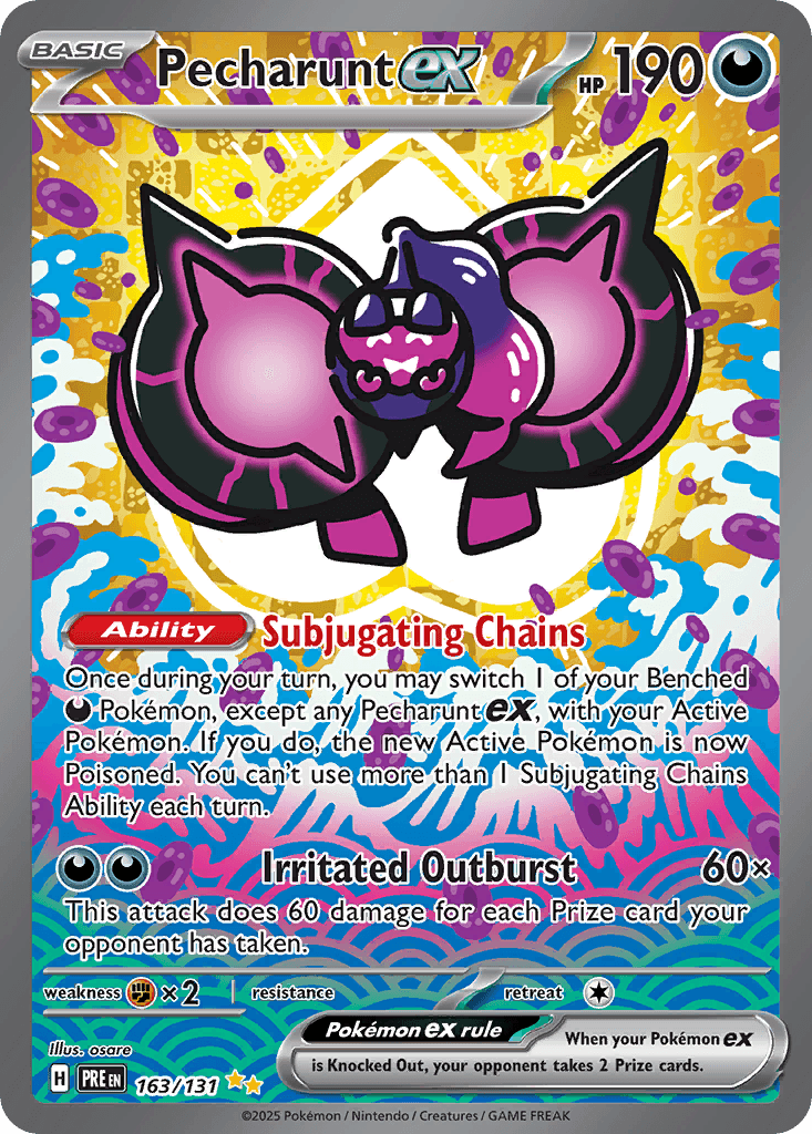 Pecharunt ex from Prismatic Evolutions