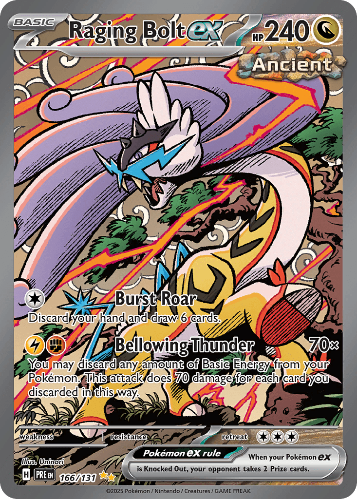 Raging Bolt ex from Prismatic Evolutions